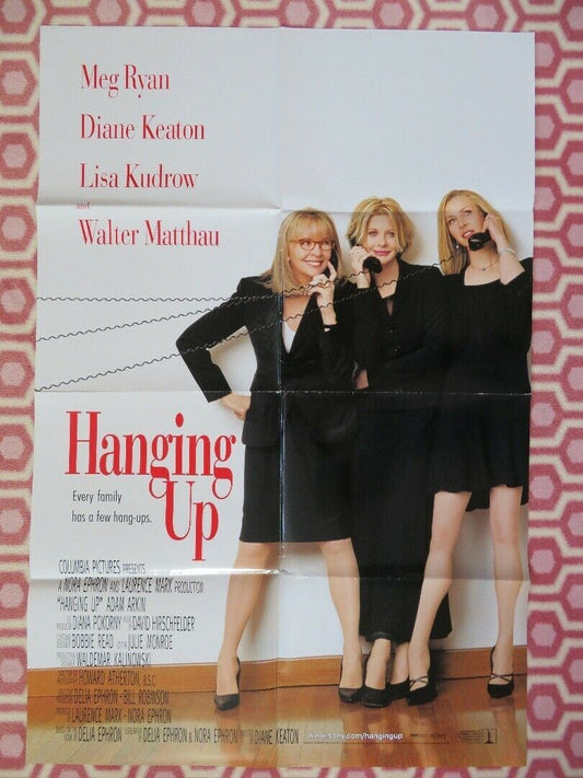 HANGING UP ONE SHEET POSTER FOLDED DIANE KEATON MEG RYAN LISA KUDROW 1999 Movie posters
