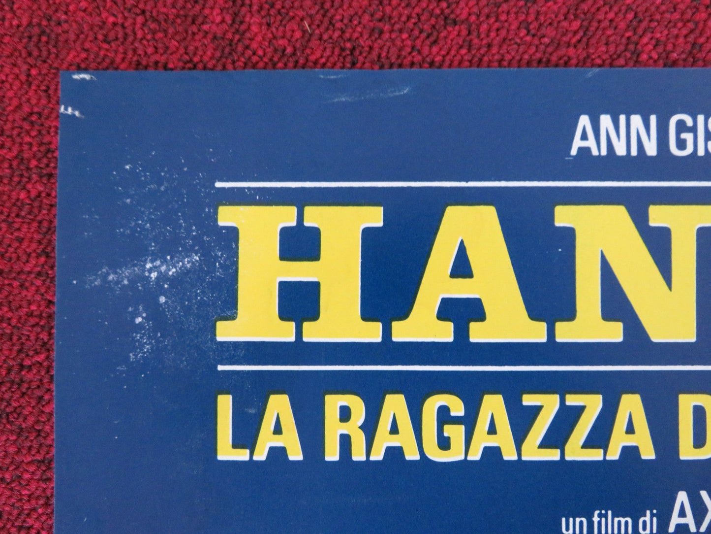 HANNA D. - THE GIRL FROM VONDEL PARK - C ITALIAN FOTOBUSTA POSTER GLASS 1984 Rendezvous Cinema Movie posters