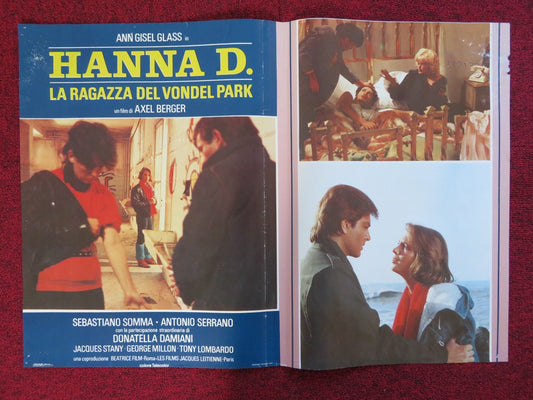 HANNA D. - THE GIRL FROM VONDEL PARK - D ITALIAN FOTOBUSTA POSTER GLASS 1984 Rendezvous Cinema Movie posters