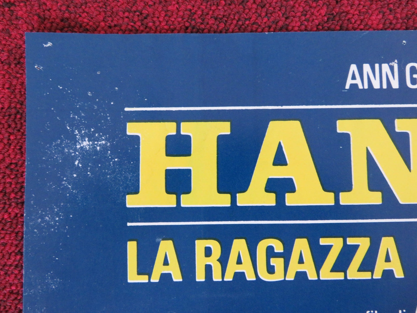 HANNA D. - THE GIRL FROM VONDEL PARK - D ITALIAN FOTOBUSTA POSTER GLASS 1984 Rendezvous Cinema Movie posters