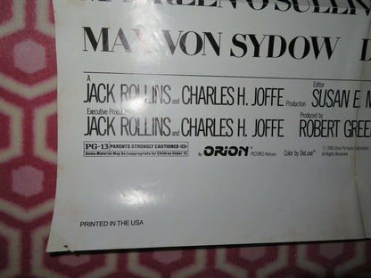 HANNAH AND HER SISTERS US ONE SHEET POSTER WOOD ALLEN MICHAEL CAINE Movie posters