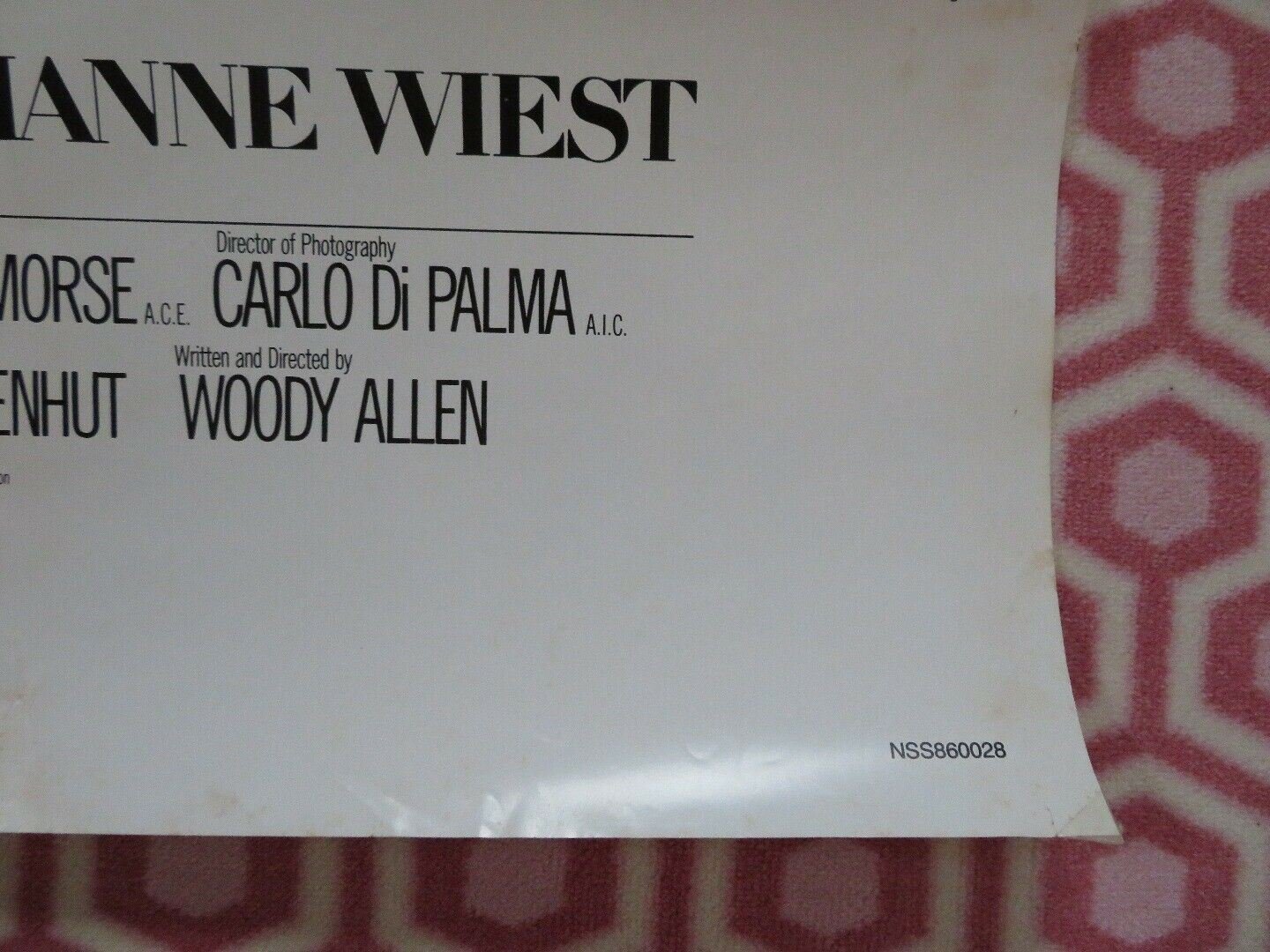 HANNAH AND HER SISTERS US ONE SHEET POSTER WOOD ALLEN MICHAEL CAINE Movie posters