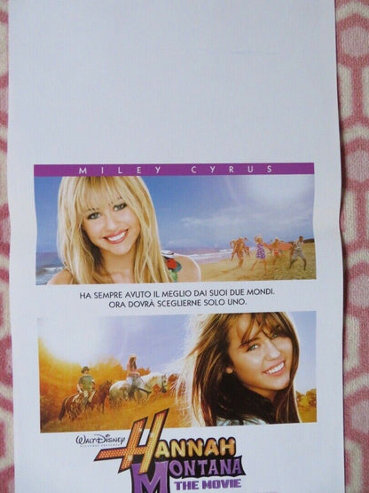 HANNAH MONTANA THE MOVIE ITALIAN LOCANDINA (26.5"x13") POSTER DISNEY 2009 Movie posters