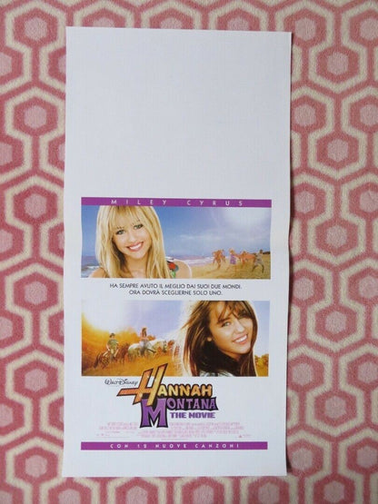HANNAH MONTANA THE MOVIE ITALIAN LOCANDINA (26.5"x13") POSTER DISNEY 2009 Movie posters