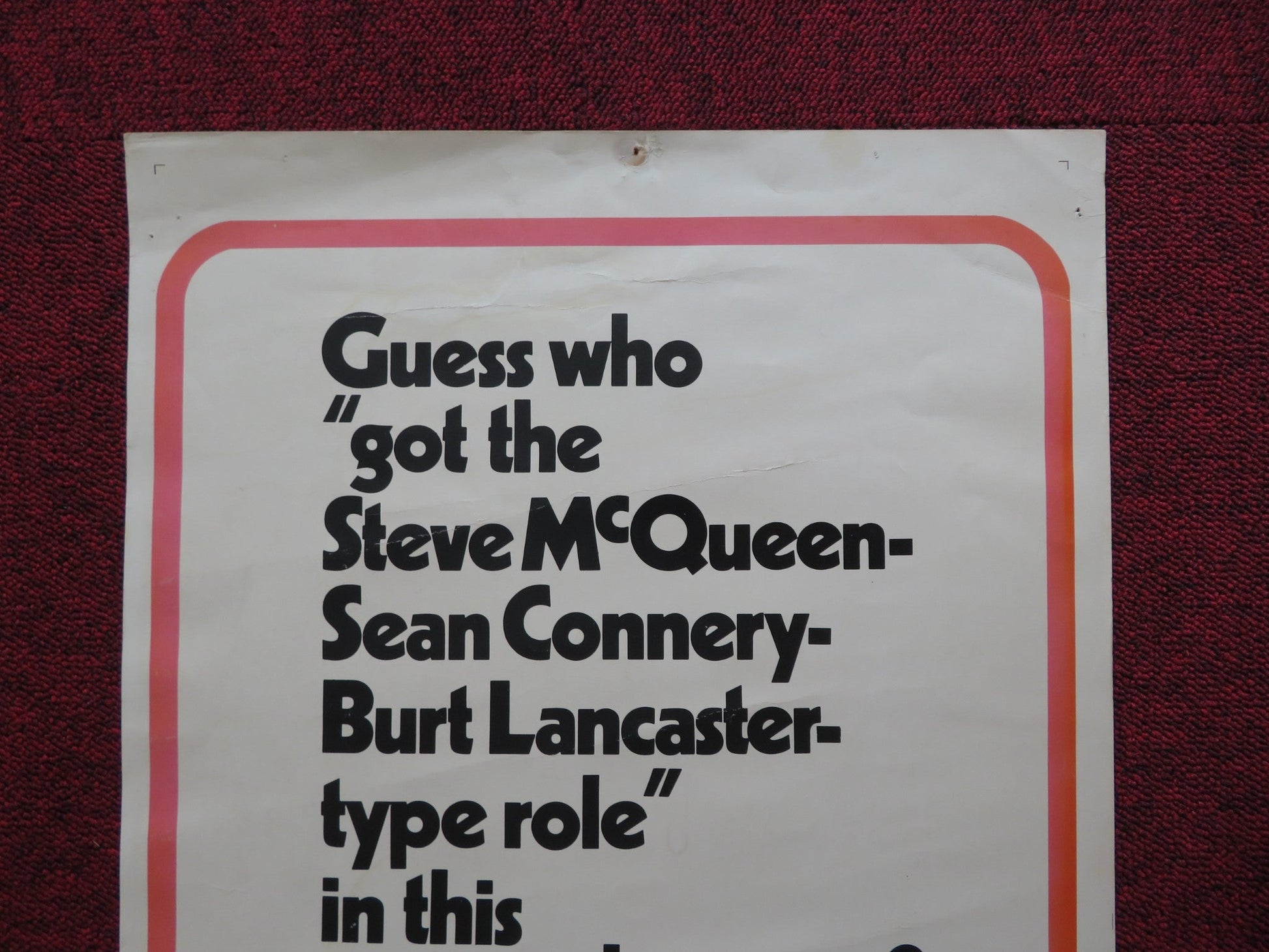 HANNIBAL BROOKS US INSERT (14"x 36") POSTER OILVER REED MICHEAL J.POLLARD 1969 Rendezvous Cinema Movie posters