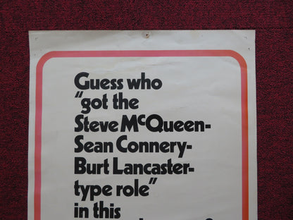 HANNIBAL BROOKS US INSERT (14"x 36") POSTER OILVER REED MICHEAL J.POLLARD 1969 Rendezvous Cinema Movie posters