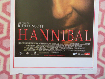 HANNIBAL ITALIAN LOCANDINA (27.5"x13") POSTER RIDLEY SCOTT 2001 Movie posters