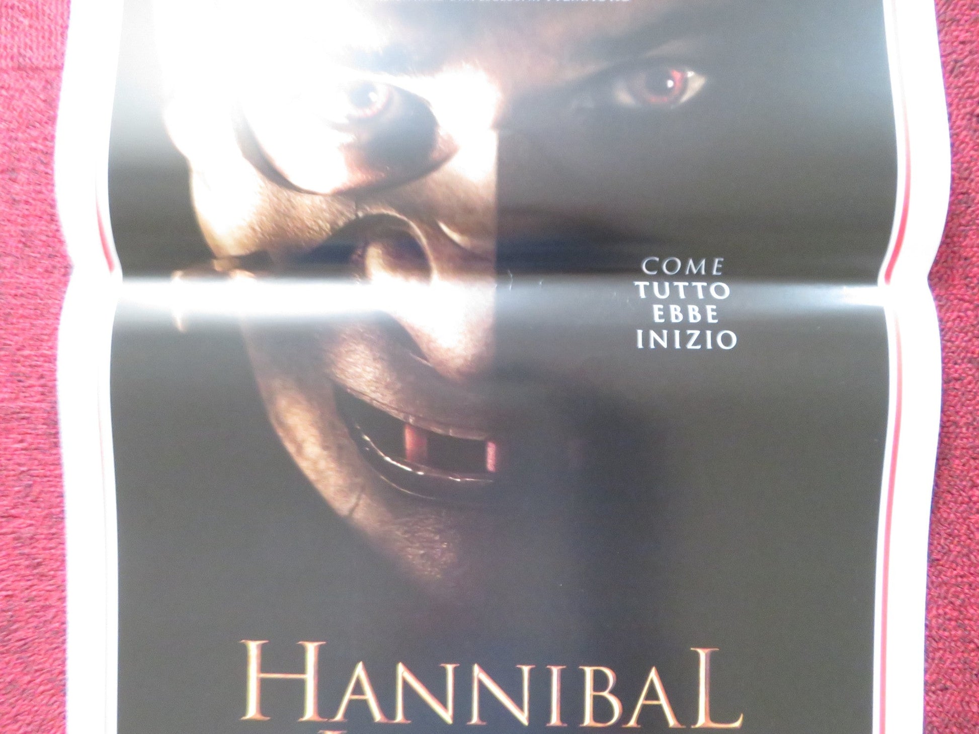 HANNIBAL LECTER / HANNIBAL RISING ITALIAN LOCANDINA POSTER THOMAS HARRIS 2007 Rendezvous Cinema Movie posters