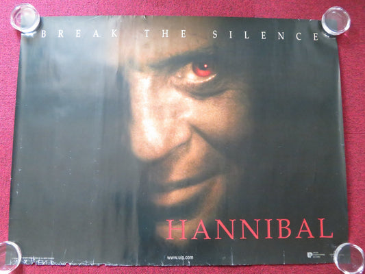 HANNIBAL UK QUAD (30"x 40") ROLLED POSTER ANTHONY HOPKINS JULIANNE MOORE 2001 Rendezvous Cinema Movie posters