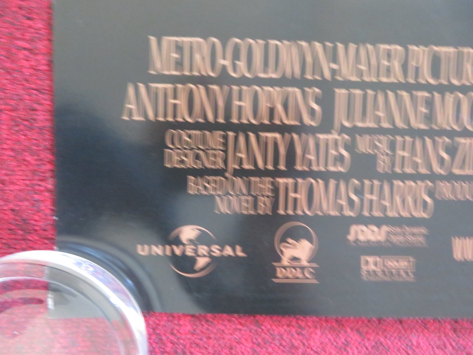 HANNIBAL US ONE SHEET ROLLED POSTER ANTHONY HOPKINS JULIANNE MOORE 2001 Rendezvous Cinema Movie posters