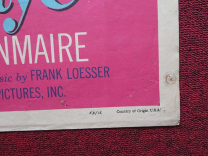 HANS CHRISTIAN ANDERSEN FOLDED US ONE SHEET POSTER DANNY KAYE FARLEY GRANGER '53 - Rendezvous Cinema