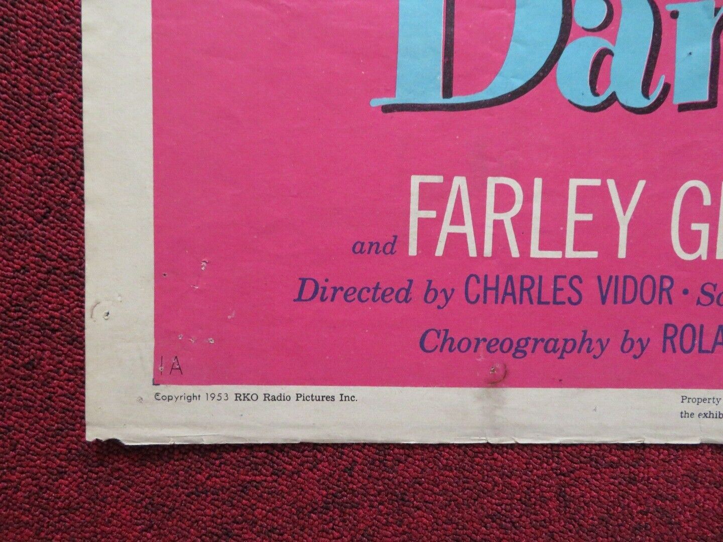 HANS CHRISTIAN ANDERSEN FOLDED US ONE SHEET POSTER DANNY KAYE FARLEY GRANGER '53 - Rendezvous Cinema