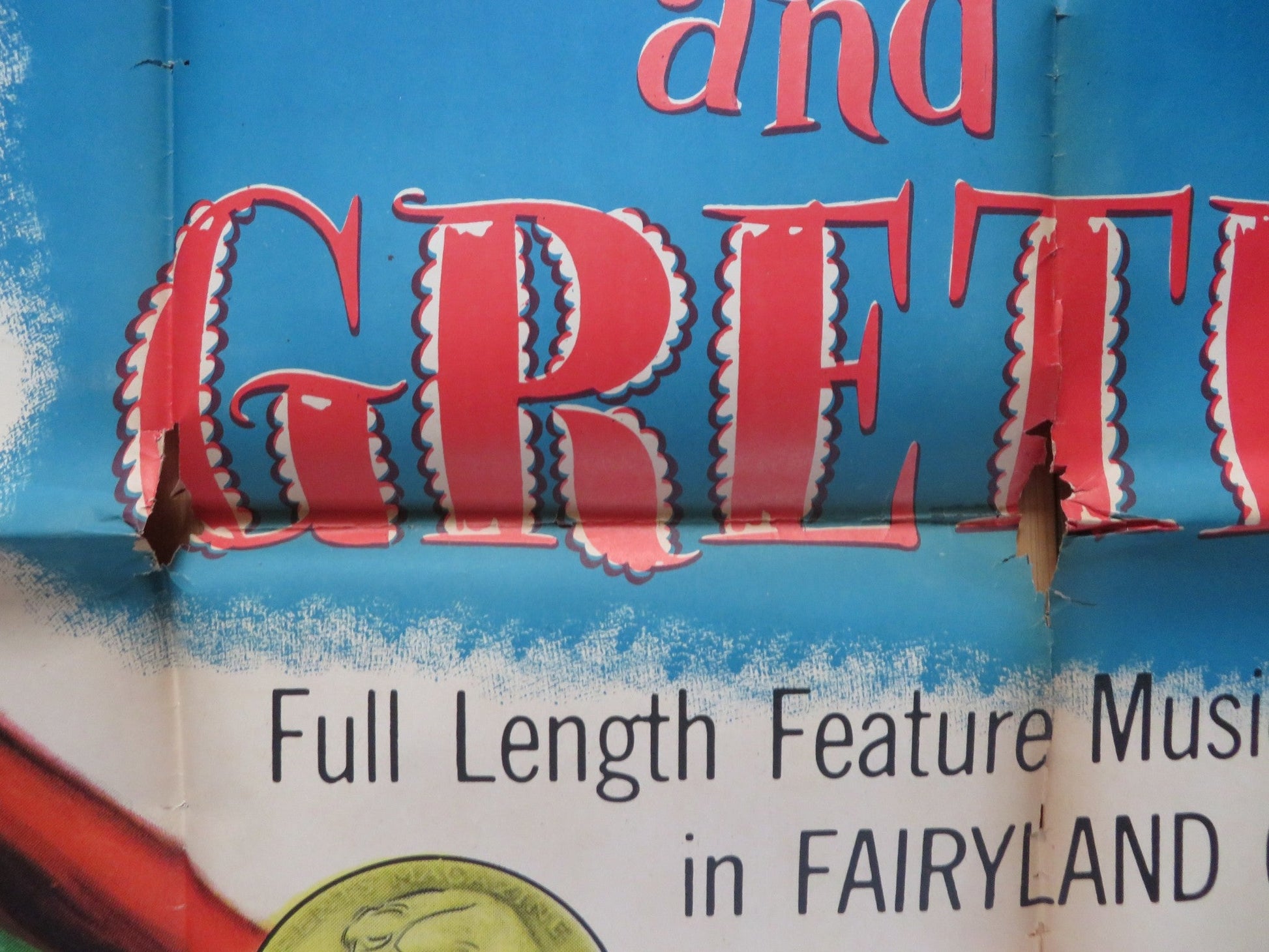 HANSEL AND GRETEL US 3 SHEET POSTER ANNA RUSSELL MILDRED DUNNOCK 1954 Rendezvous Cinema Movie posters