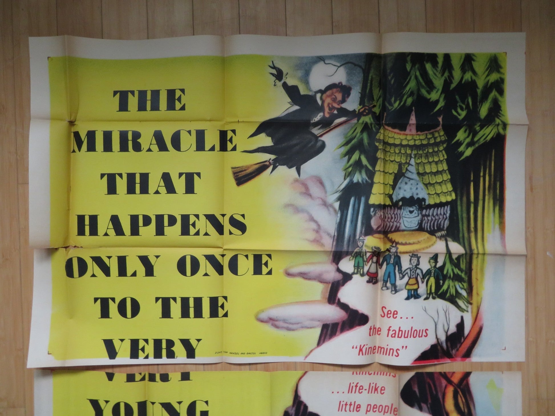 HANSEL AND GRETEL US 3 SHEET POSTER ANNA RUSSELL MILDRED DUNNOCK 1954 Rendezvous Cinema Movie posters