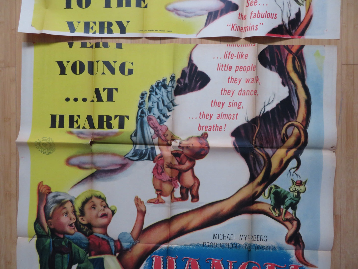 HANSEL AND GRETEL US 3 SHEET POSTER ANNA RUSSELL MILDRED DUNNOCK 1954 Rendezvous Cinema Movie posters