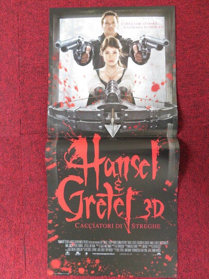 HANSEL & GRETEL: WITCH HUNTERS ITALIAN LOCANDINA (26.5"x12.5") POSTER 2013 Movie posters