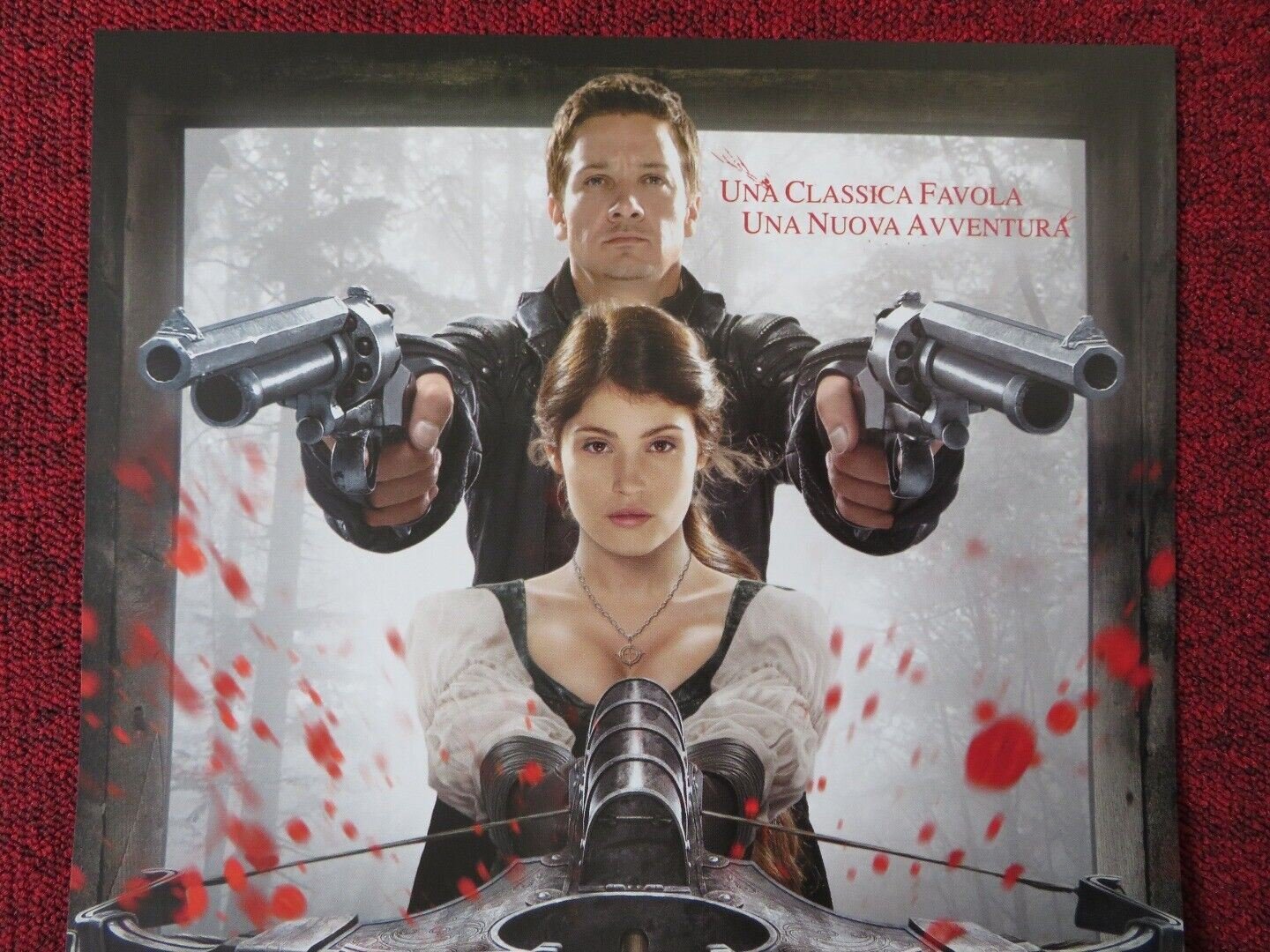 HANSEL & GRETEL: WITCH HUNTERS ITALIAN LOCANDINA (26.5"x12.5") POSTER 2013 Movie posters