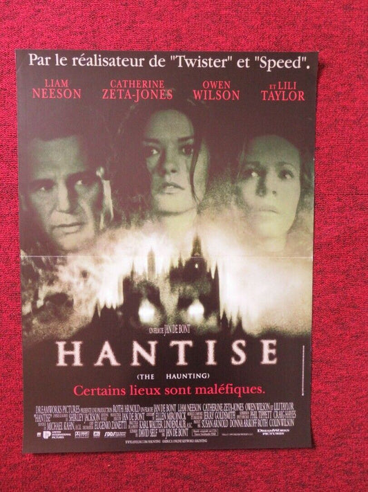 HANTISE / THE HAUNTING FRENCH (16"x 21.5") POSTER LIAM NEESON ZETA - JONES 1999 Movie posters