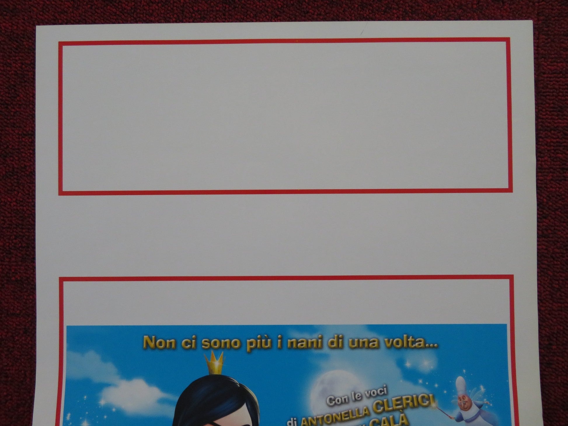 HAPPILY N'EVER AFTER 2: SNOW WHITE ITALIAN LOCANDINA POSTER G. K. BOWES 2009 Rendezvous Cinema Movie posters