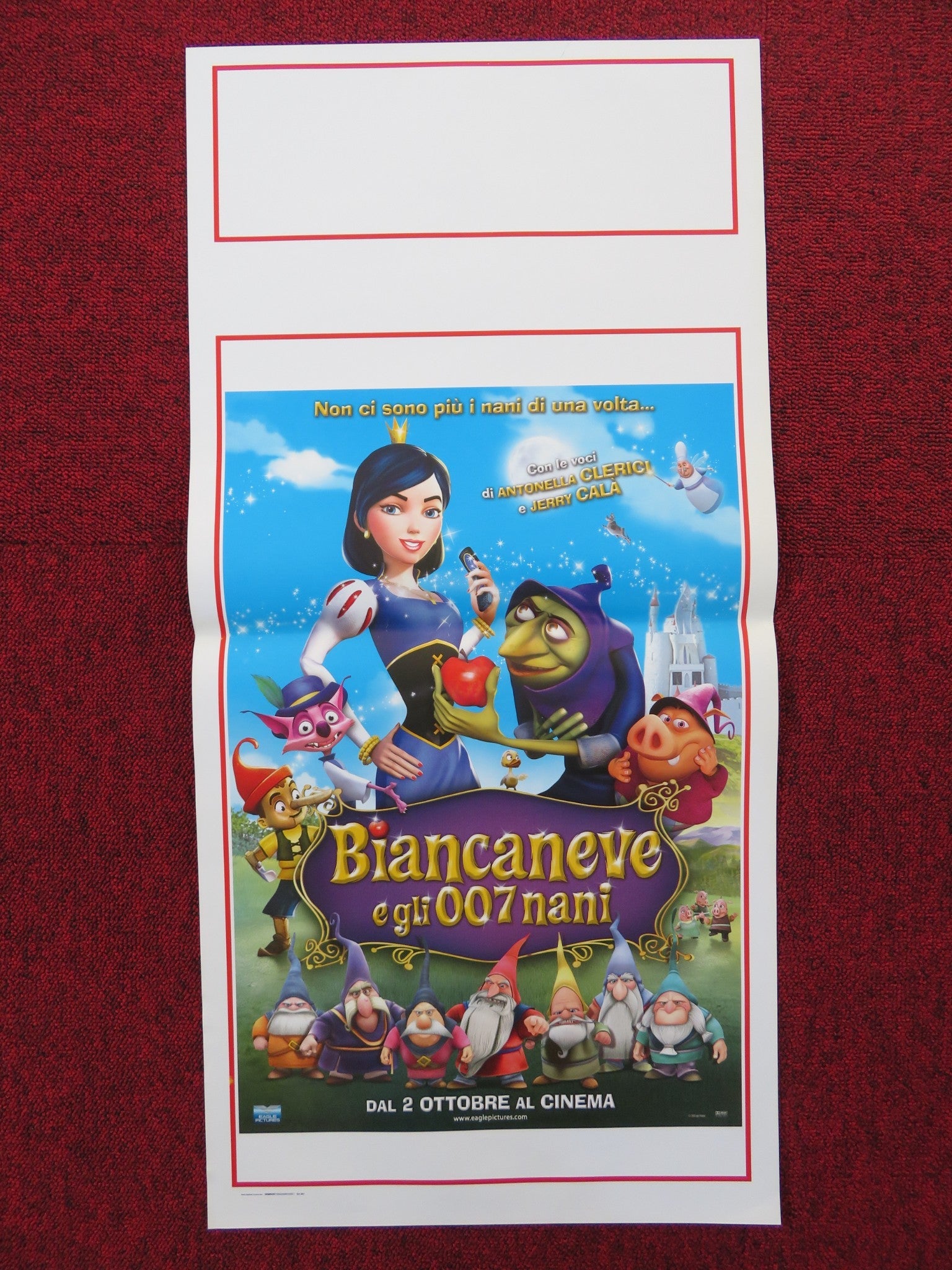 HAPPILY N'EVER AFTER 2: SNOW WHITE ITALIAN LOCANDINA POSTER G. K. BOWES 2009 Rendezvous Cinema Movie posters