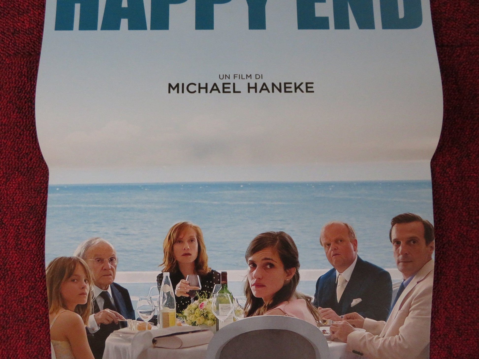 HAPPY END ITALIAN LOCANDINA POSTER TOBY JONES ISABELLE HUPPERT 2017 Rendezvous Cinema Movie posters