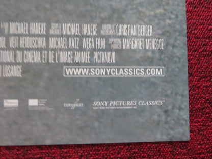 HAPPY END US ONE SHEET ROLLED POSTER ISABELLE HUPPERT JEAN LOUIS TRINTIGNANT '17 Movie posters