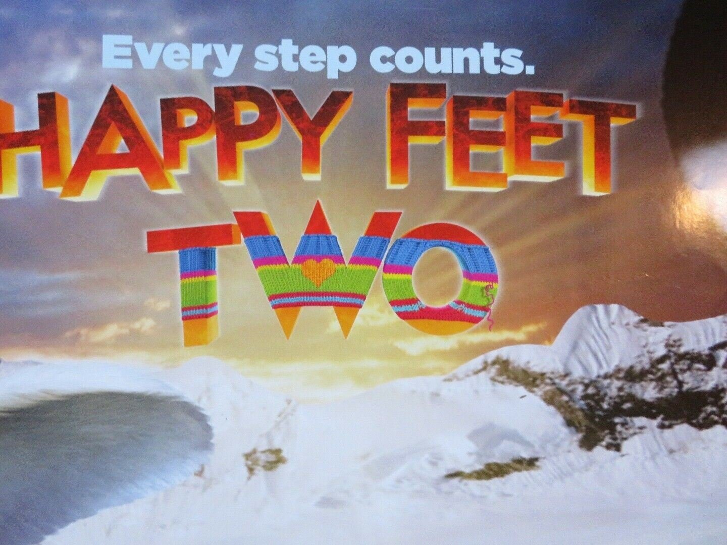 HAPPY FEET 2 QUAD (30"x 40") ROLLED POSTER ELIJAH WOOD ROBIN WILLIAMS BRAD PITT Movie posters