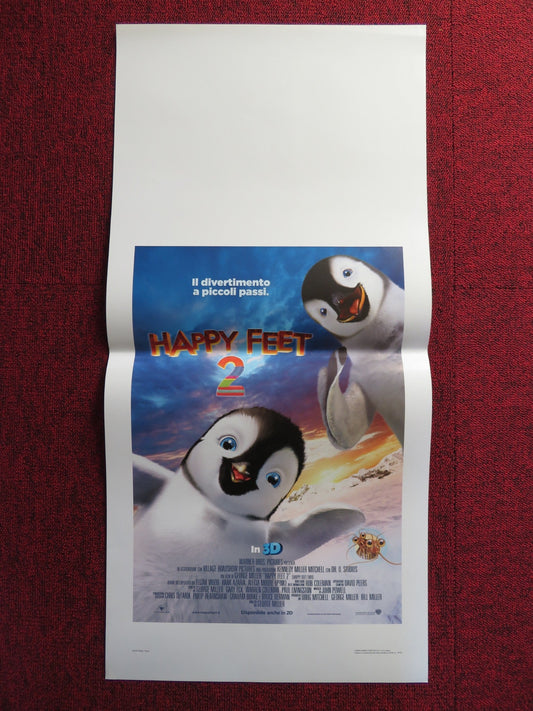 HAPPY FEET TWO ITALIAN LOCANDINA POSTER ELIJAH WOOD HANK AZARIA 2011 Rendezvous Cinema Movie posters