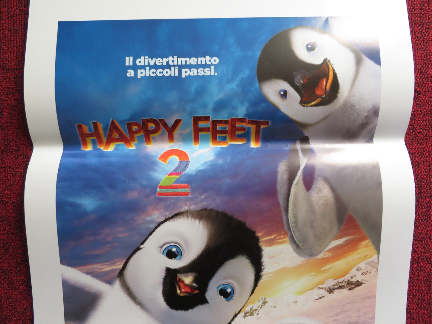 HAPPY FEET TWO ITALIAN LOCANDINA POSTER ELIJAH WOOD HANK AZARIA 2011 Rendezvous Cinema Movie posters