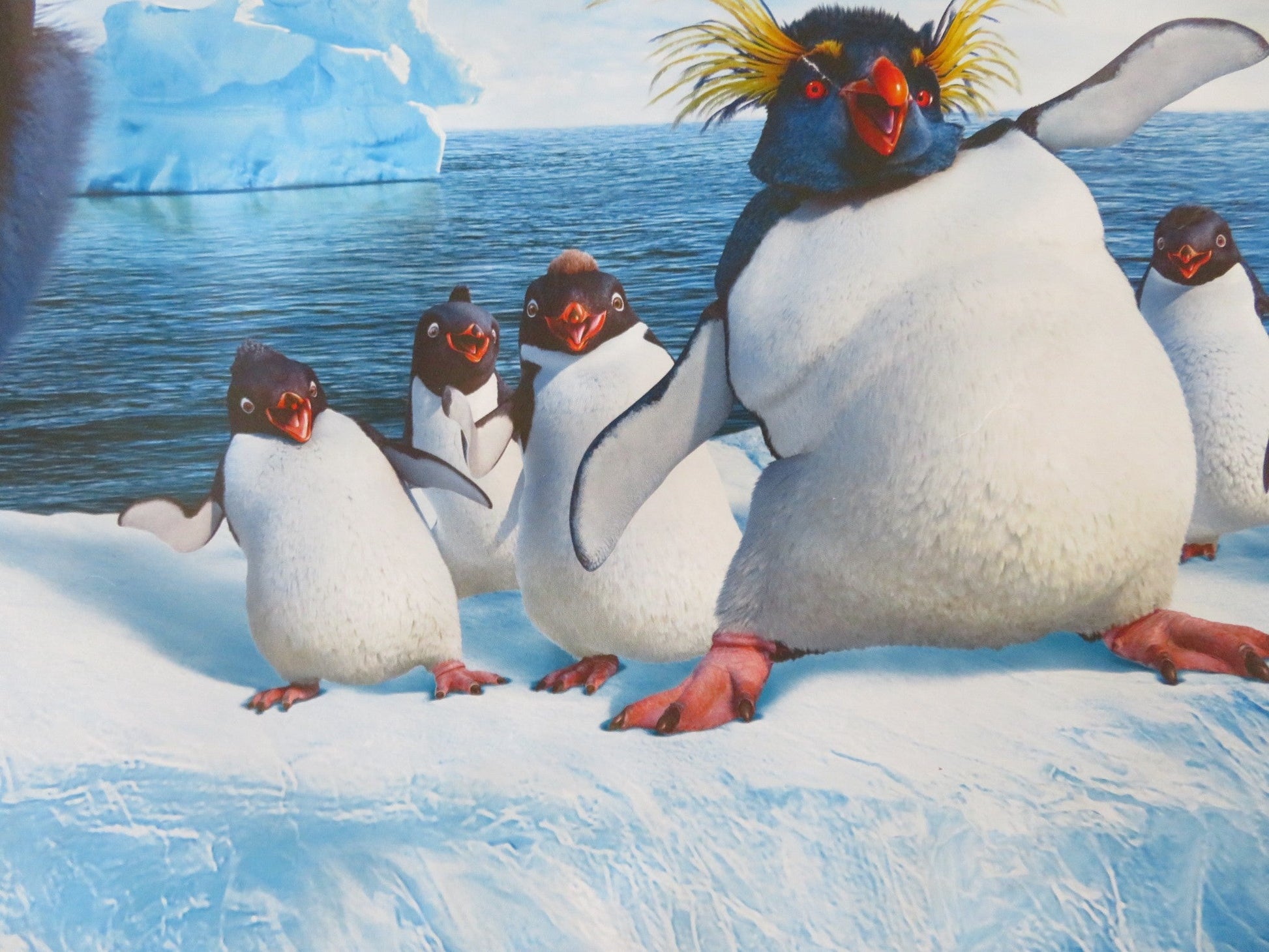 HAPPY FEET UK QUAD (30"x 40") ROLLED POSTER ELIJAH WOOD ROBIN WILLIAMS 2006 Rendezvous Cinema Movie posters