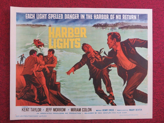 HARBOR LIGHTS US HALF SHEET (22"x 28") POSTER KENT TAYLOR JEFF MORROW 1963 - Rendezvous Cinema
