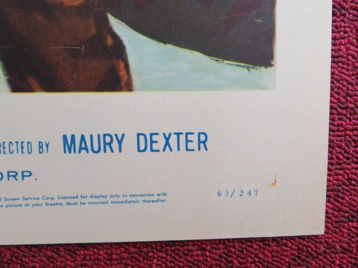 HARBOR LIGHTS US HALF SHEET (22"x 28") POSTER KENT TAYLOR JEFF MORROW 1963 - Rendezvous Cinema