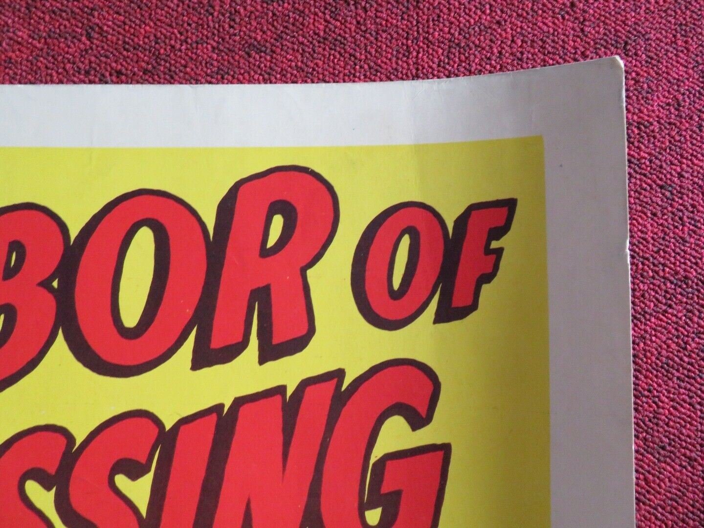 HARBOR OF MISSING MEN US HALF SHEET (22"x 28") POSTER RICHARD DENNING 1950 Movie posters