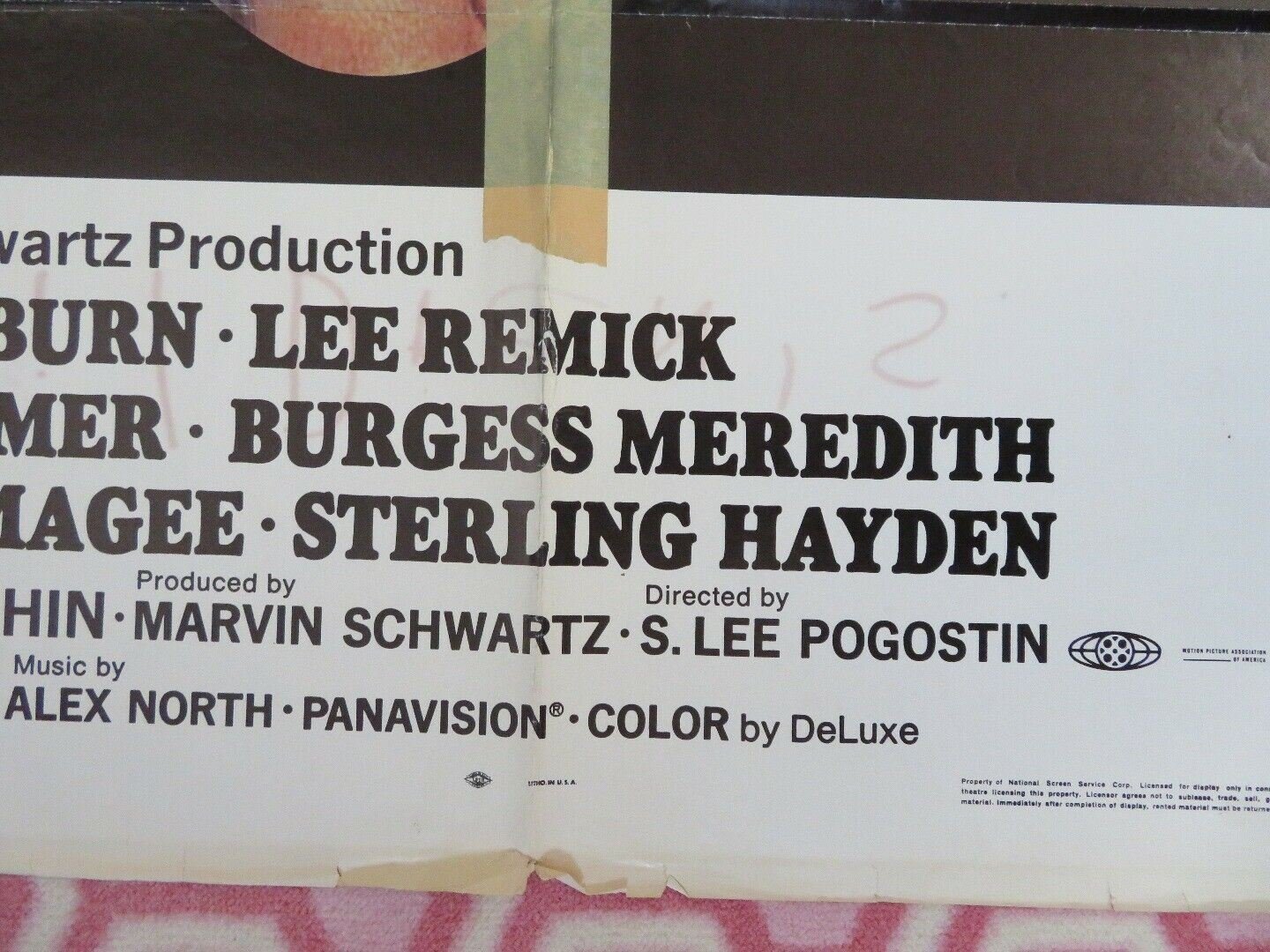 HARD CONTRACT US ONE SHEET POSTER JAMES COBURN LEE REMICK 1969 - Rendezvous Cinema