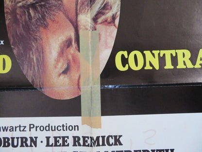 HARD CONTRACT US ONE SHEET POSTER JAMES COBURN LEE REMICK 1969 - Rendezvous Cinema