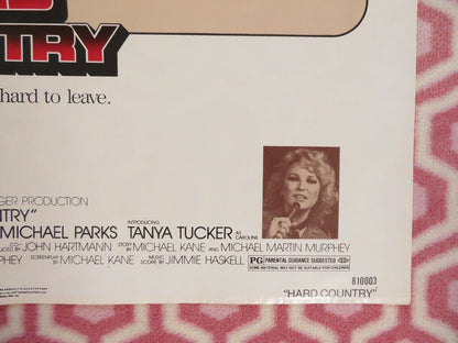 HARD COUNTRY FOLDED US ONE SHEET POSTER JAN - MICHAEL VINCENT 1981 Movie posters