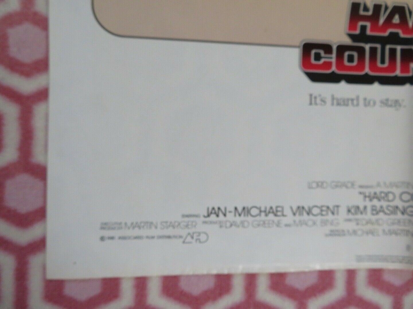 HARD COUNTRY FOLDED US ONE SHEET POSTER JAN - MICHAEL VINCENT 1981 Movie posters