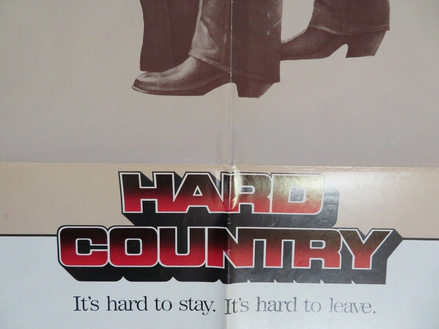 HARD COUNTRY FOLDED US ONE SHEET POSTER JAN - MICHAEL VINCENT 1981 Movie posters