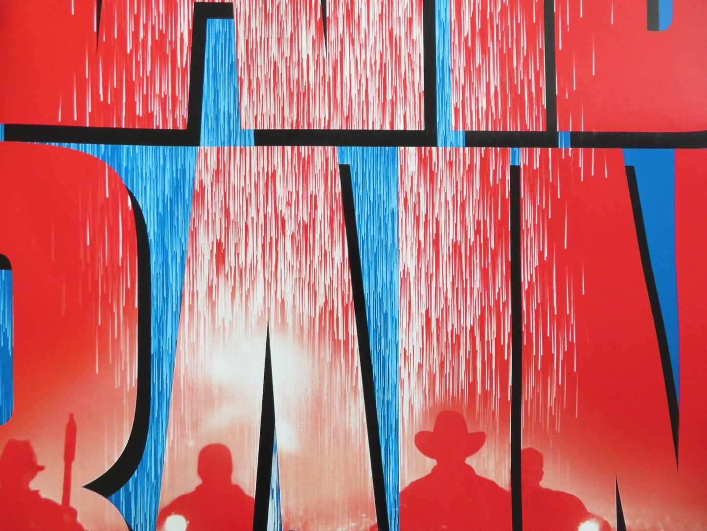 HARD RAIN - B US ONE SHEET ROLLED POSTER MORGAN FREEMAN CHRISTIAN SLATER 1998 Rendezvous Cinema Movie posters