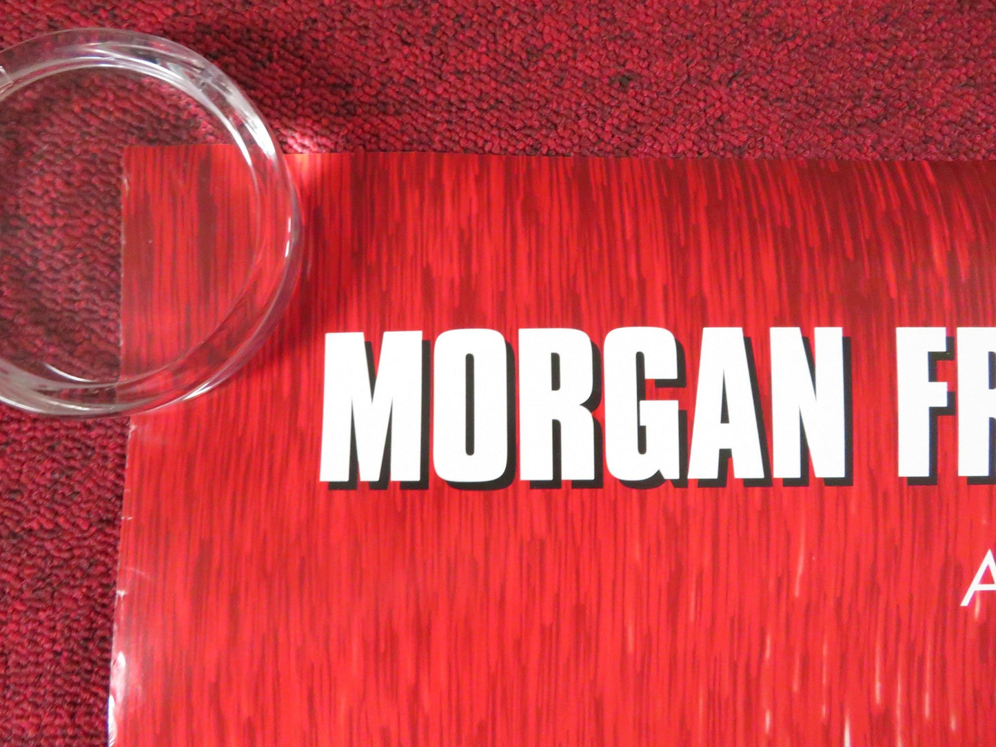 HARD RAIN US ONE SHEET ROLLED POSTER MORGAN FREEMAN CHRISTIAN SLATER 1998 Rendezvous Cinema Movie posters