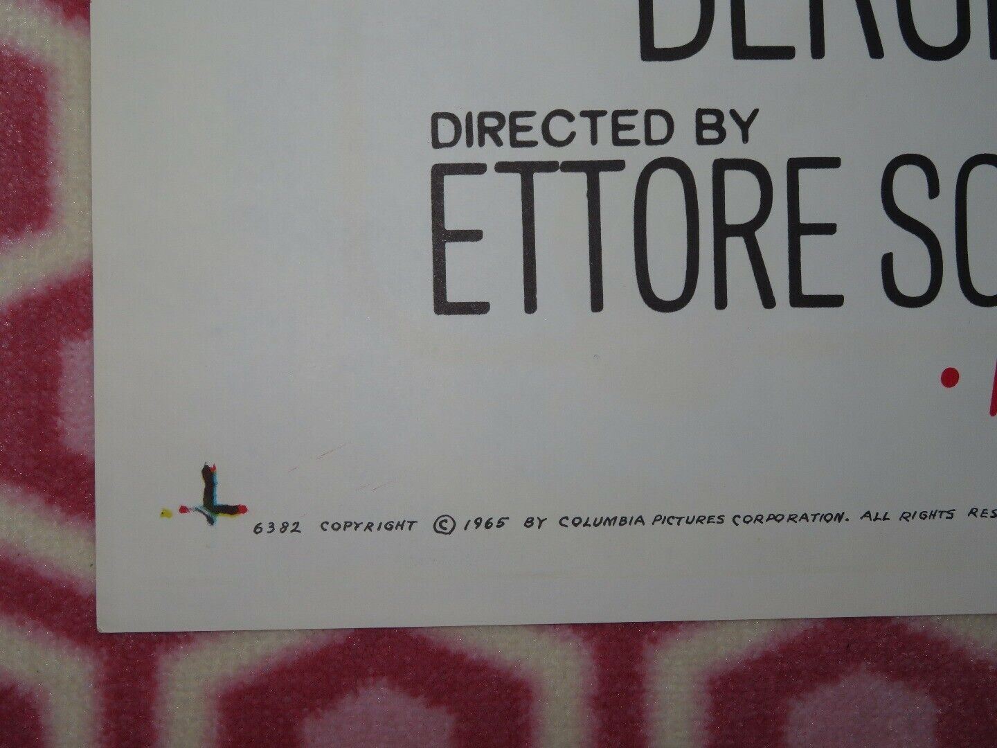 HARD TIME FOR PRINCESS / La congiuntura US ONE SHEET POSTER J.COLLINS 1965 Movie posters