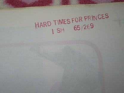 HARD TIME FOR PRINCESS / La congiuntura US ONE SHEET POSTER J.COLLINS 1965 Movie posters