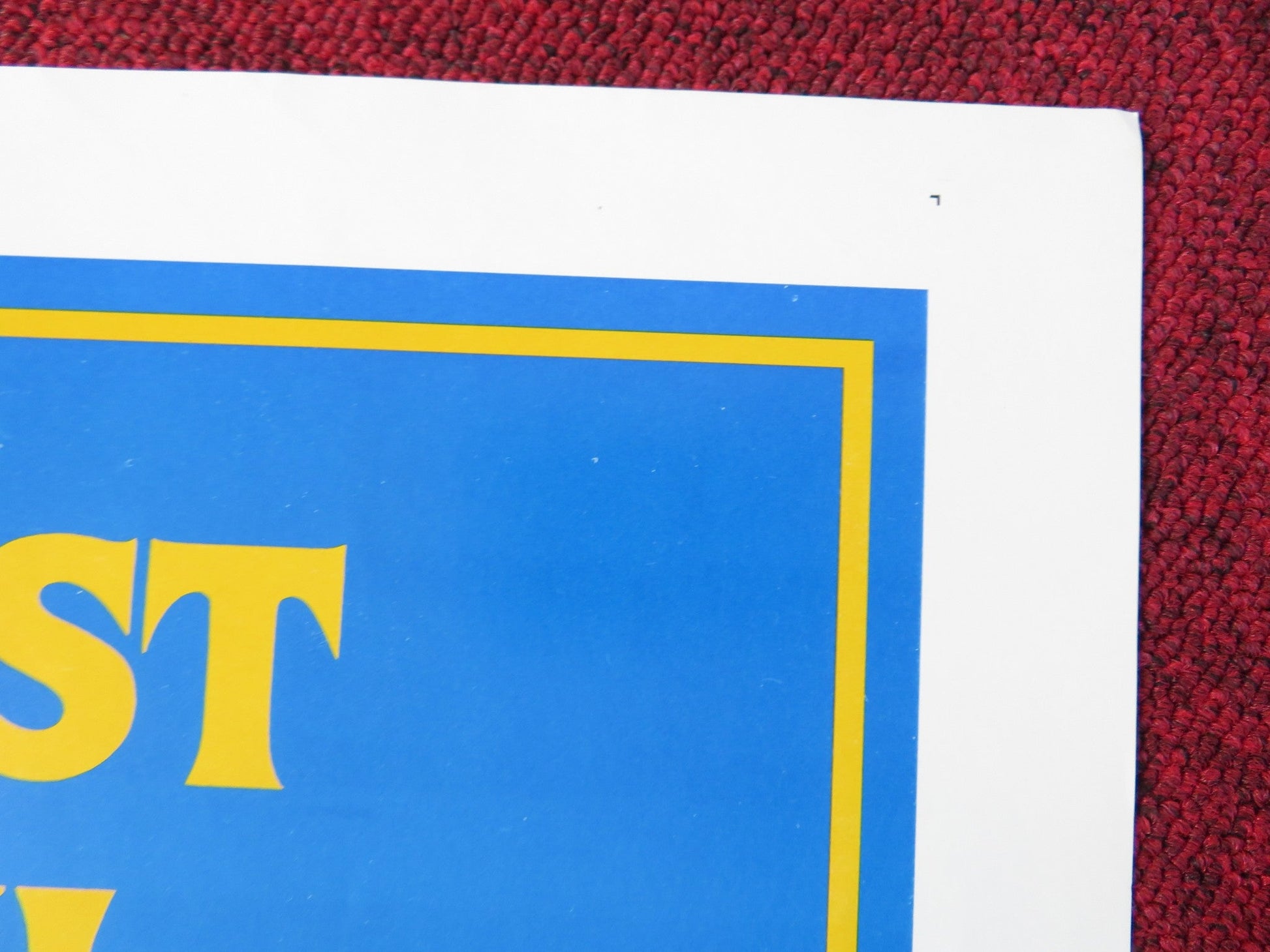 HARDLY WORKING FOLDED US ONE SHEET POSTER JERRY LEWIS SUSAN OLIVER 1981 Rendezvous Cinema Movie posters