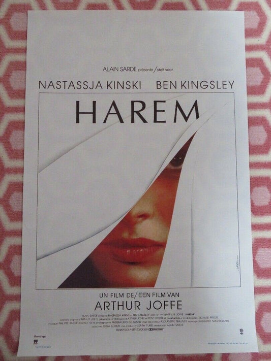 HAREM BELGIUM (22"x 14") POSTER NASTASSJA KINSKI BEN KINGSLEY 1985 Movie posters