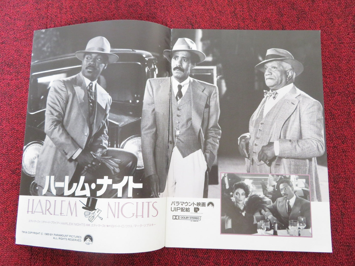 HARLEM NIGHTS JAPANESE BROCHURE / PRESS BOOK EDDIE MURPHY RICHARD PRYOR 1989 Rendezvous Cinema Movie posters