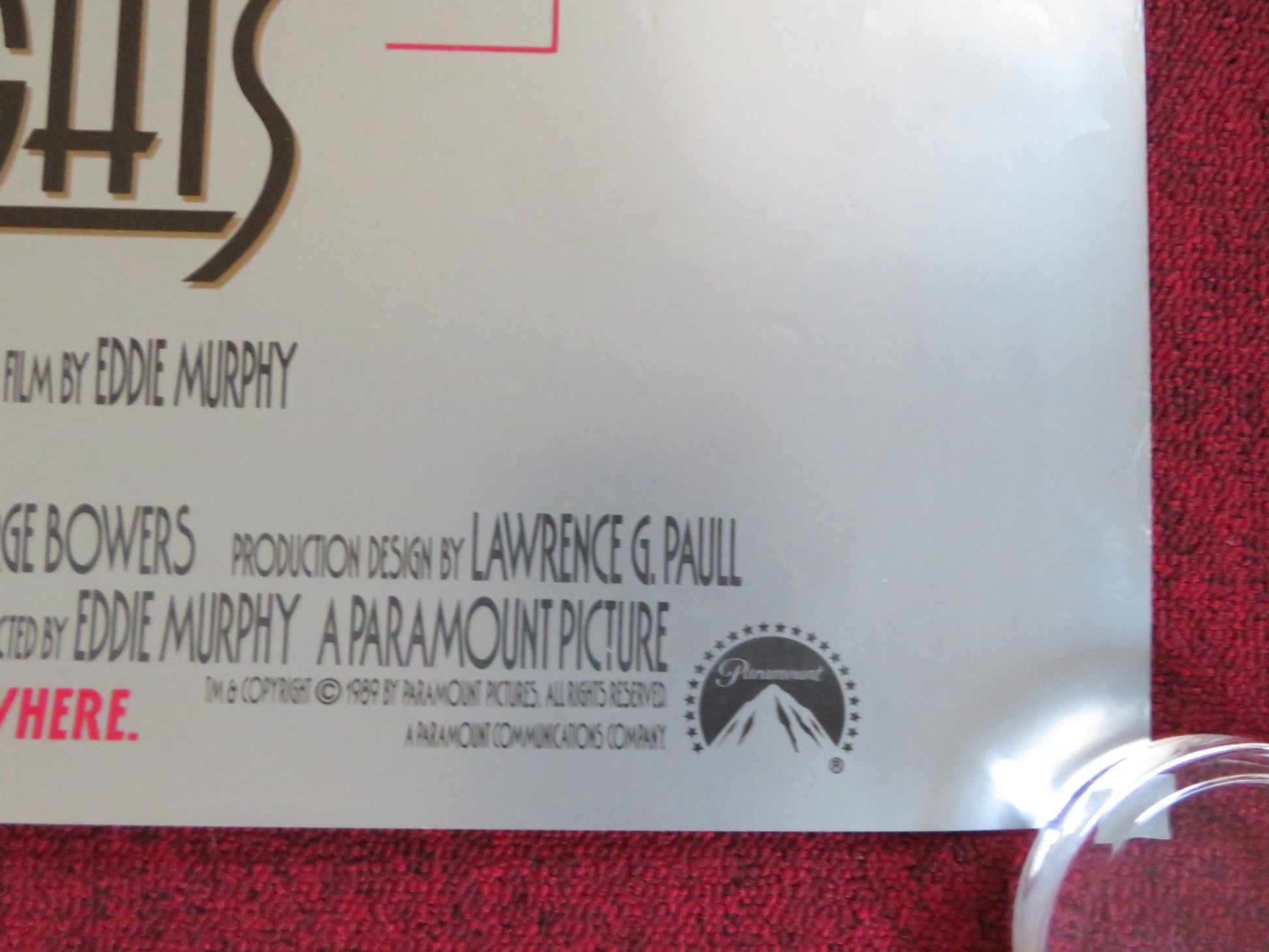 HARLEM NIGHTS US ONE SHEET ROLLED POSTER EDDIE MURPHY RICHARD PRYOR 1989 Rendezvous Cinema Movie posters