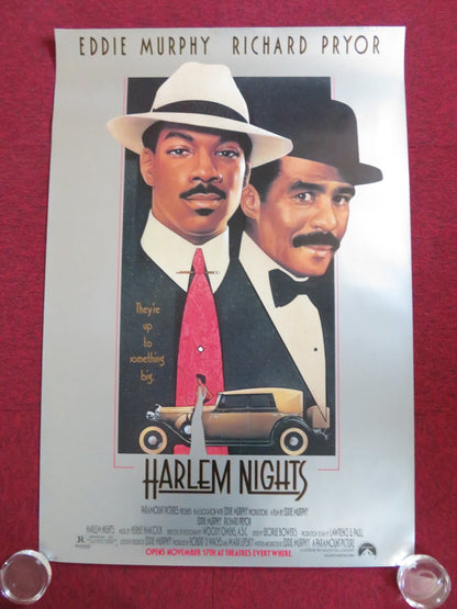 HARLEM NIGHTS US ONE SHEET ROLLED POSTER EDDIE MURPHY RICHARD PRYOR 1989 Rendezvous Cinema Movie posters
