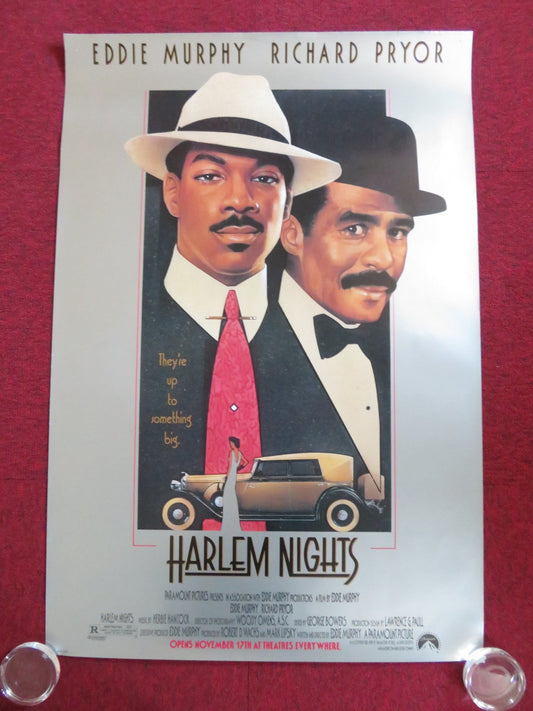 HARLEM NIGHTS US ONE SHEET ROLLED POSTER EDDIE MURPHY RICHARD PRYOR 1989 Rendezvous Cinema Movie posters