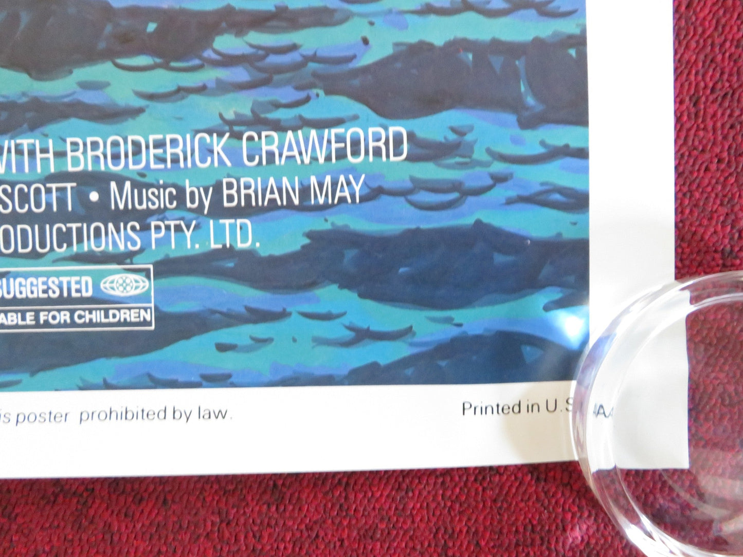 HARLEQUIN US ONE SHEET ROLLED POSTER ROBERT POWELL DAVID HEMMINGS R1983 Rendezvous Cinema Movie posters