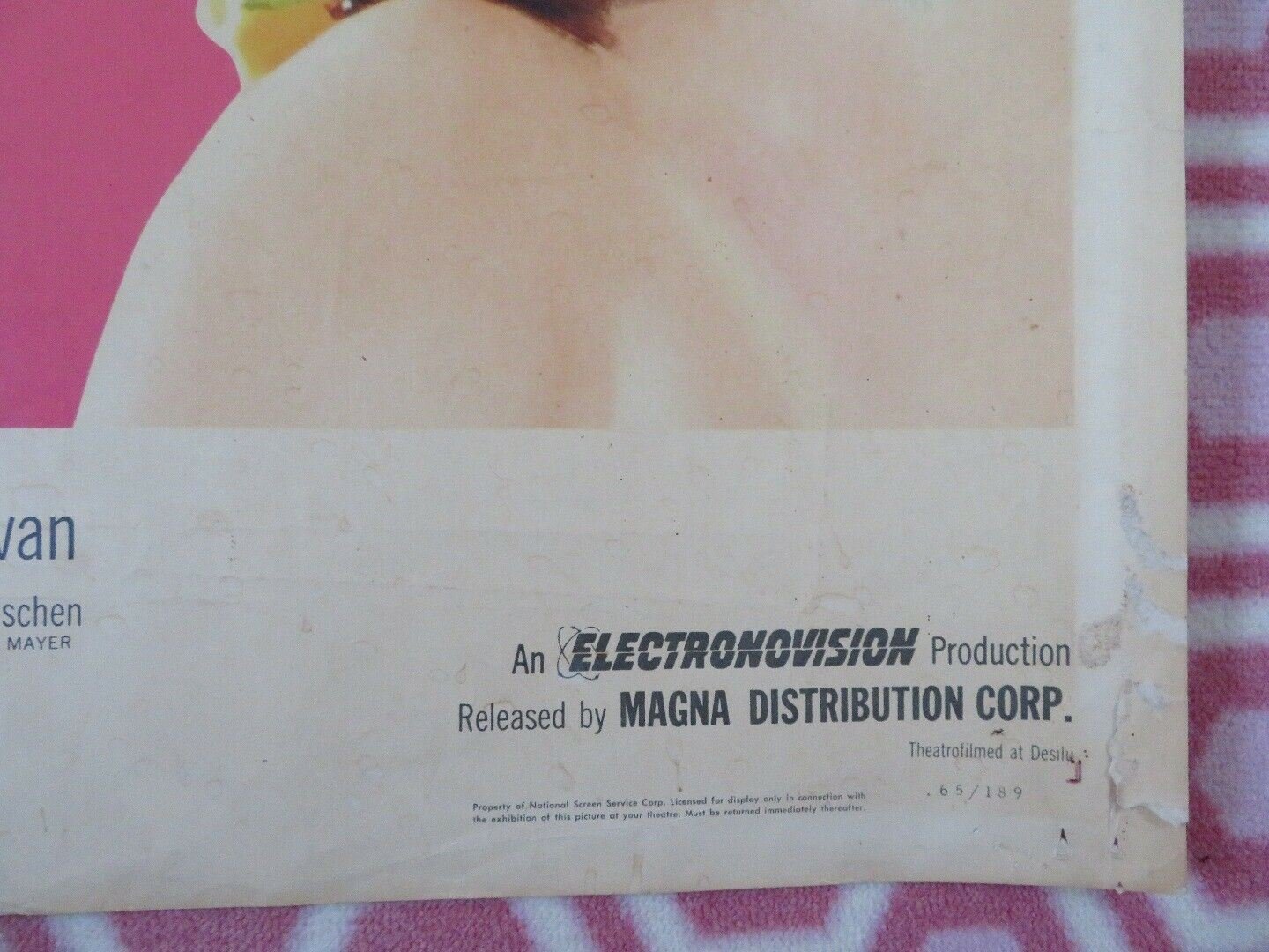 HARLOW US HALF SHEET (22"x 28") POSTER CAROL LYNLEY EFREM ZIMBALIST 1965 - Rendezvous Cinema